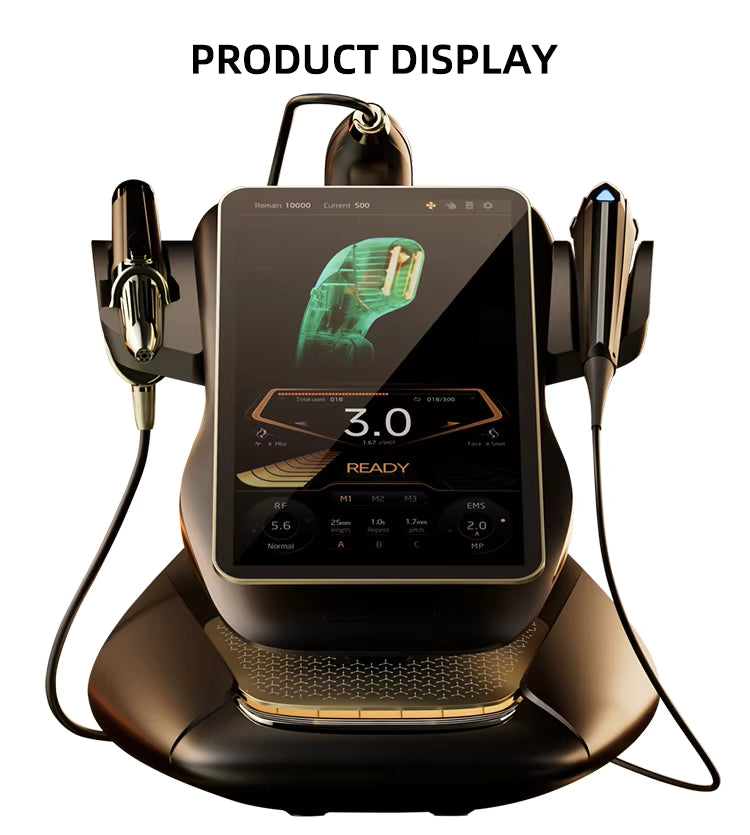 Professional 3-in-1RF EMS HIFU Anti-aging 3D Layering Treatment 36RS Handle Multifunctional Beauty Equipment