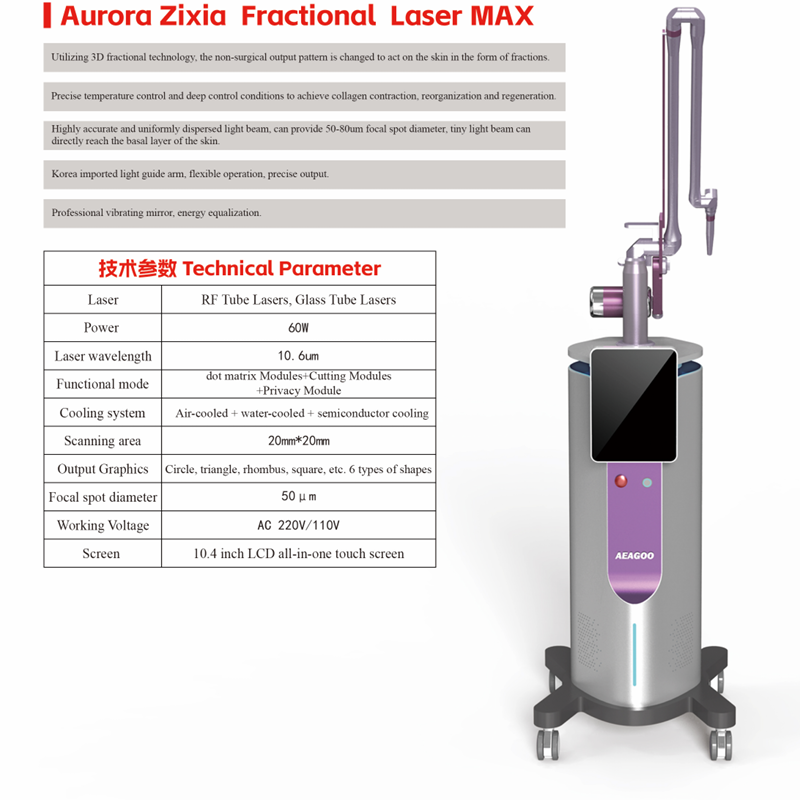 Aurora Zixia CO2 Fractional Laser - CE certified